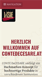 Mobile Screenshot of contedecesare.at